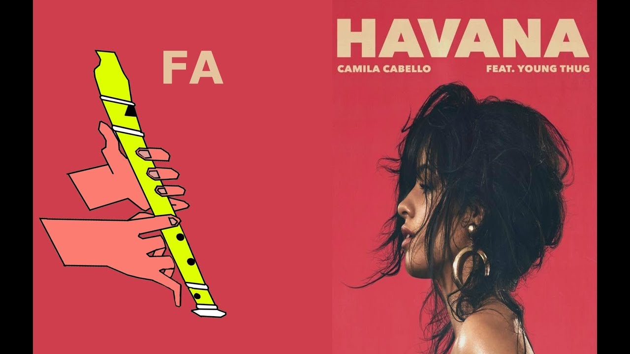 HAVANA / RECORDER / CAMILA CABELLO / FLAUTA DULCE FÁCIL / TUTORIAL CON ANIMACIÓN.