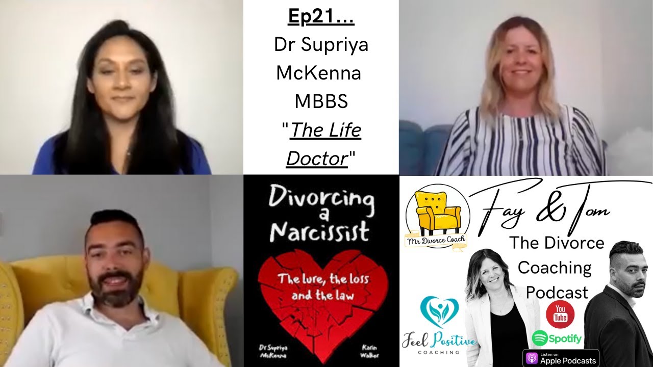 Divorcing a Narcissist w/ Co-Author Dr Supriya McKenna - Ep21 The Divorce Coaching Podcast