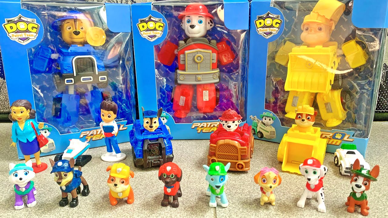 14 Minutes Satisfying with Unboxing Super Cool PAW Patrol Toys Collection ASMR