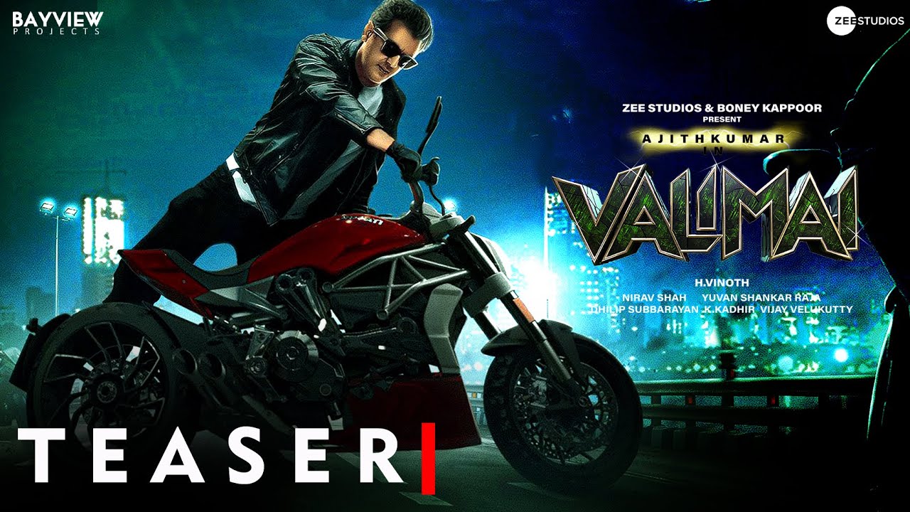 Valimai Official TEASER - Released On | Ajith Kumar | H Vinoth | Yuvanshankar Raja | Boney Kapoor