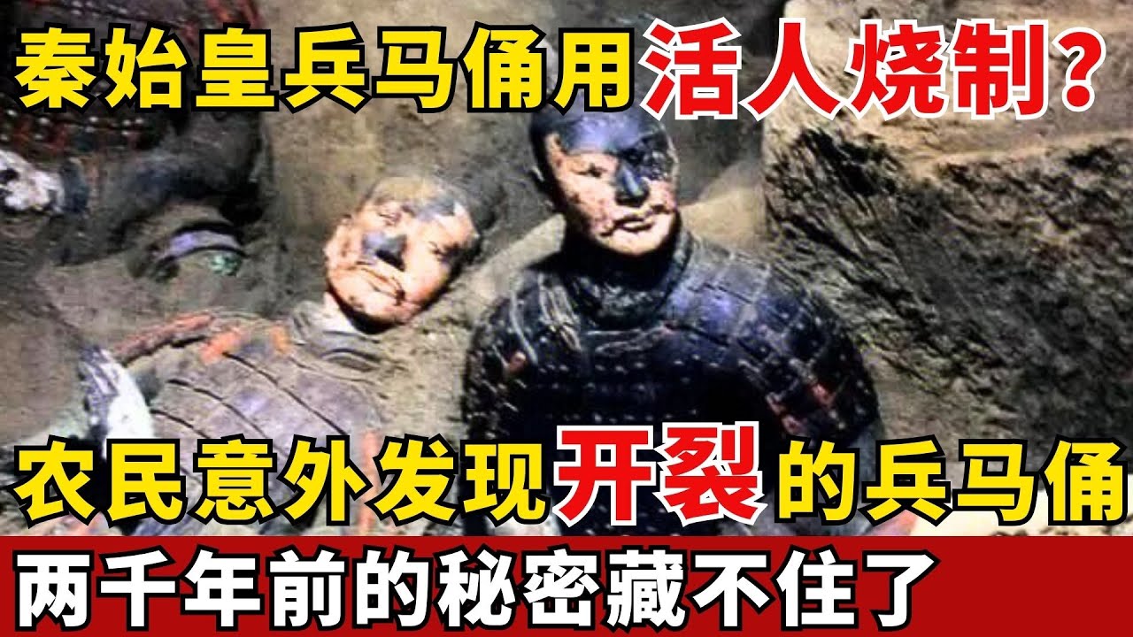秦俑真是真人烧制？1974年一农民打井时意外发现一尊裂开的兵马俑，揭开隐藏千年的秘密！【往事记忆】