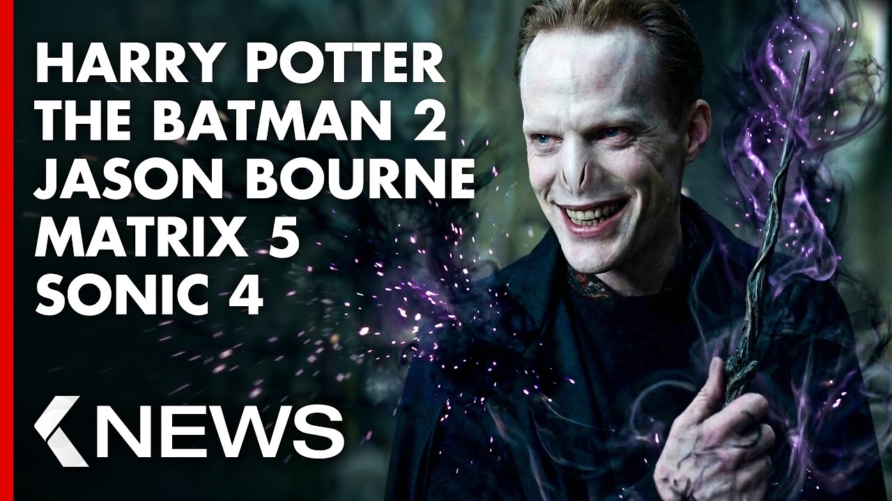 Harry Potter, Sonic 4, Matrix 5, The Batman 2, Game of Thrones, Jason Bourne... KinoCheck News