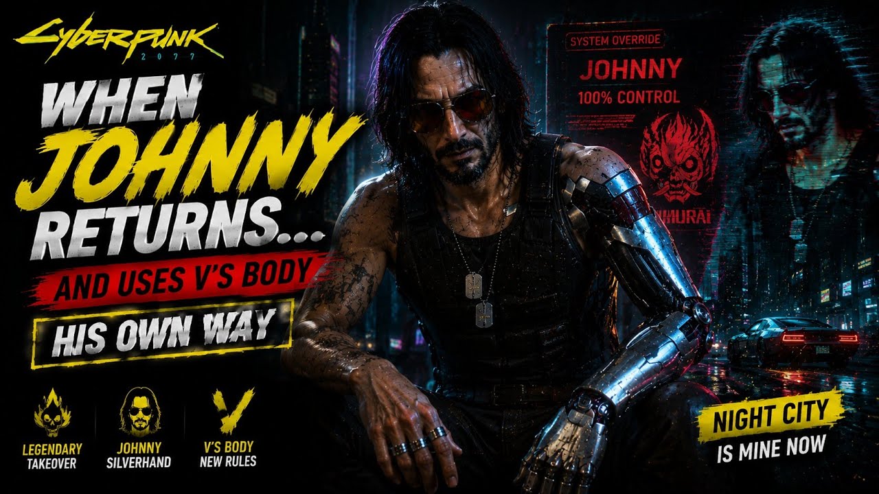 When Johnny Returns… and Uses V’s Body His Own Way | Cyberpunk 2077