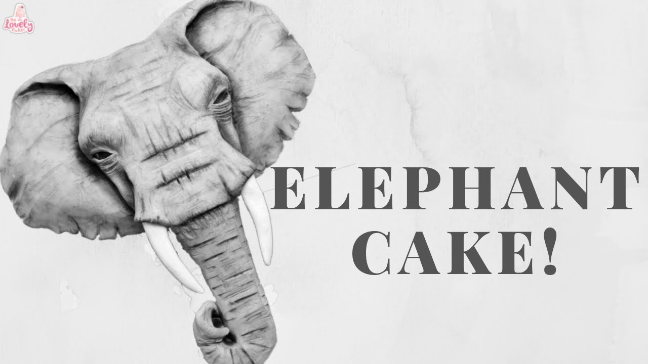 Hyper Realistic Elephant Animal Cake Tutorial! | Lion King Cakes
