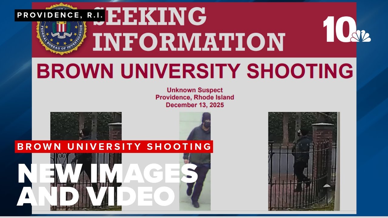 Providence police release new video and images of person of interest in Brown University shooting