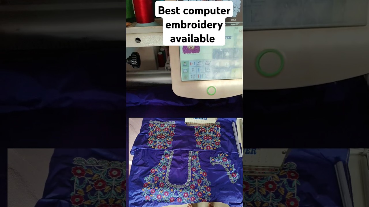 #machineembroidery #gklooks #onpassive #embroderymachine #embroideredsaree #embroideredclothing