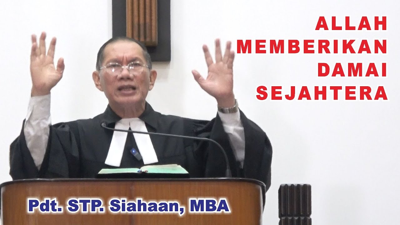 Khotbah Pdt. STP. Siahaan, MBA, Mg 25 Jan 26, 