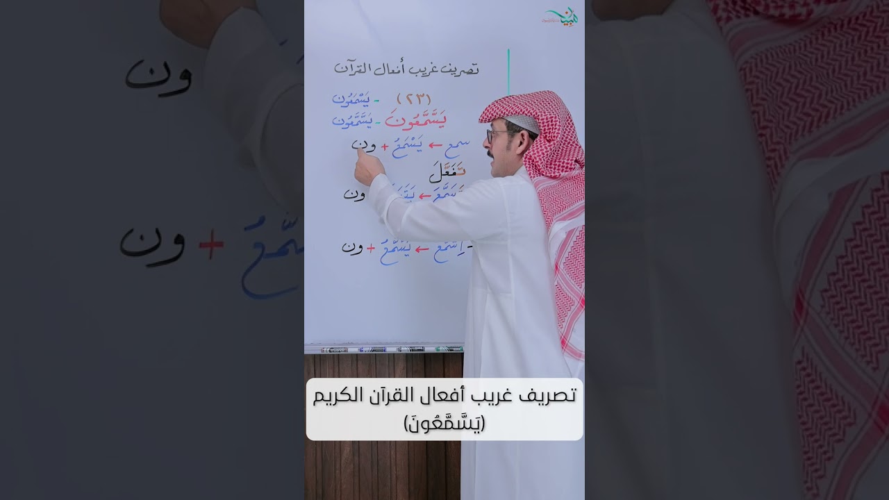 تصريف غريب أفعال القرآن الكريم (يَسَّمَّعُونَ)