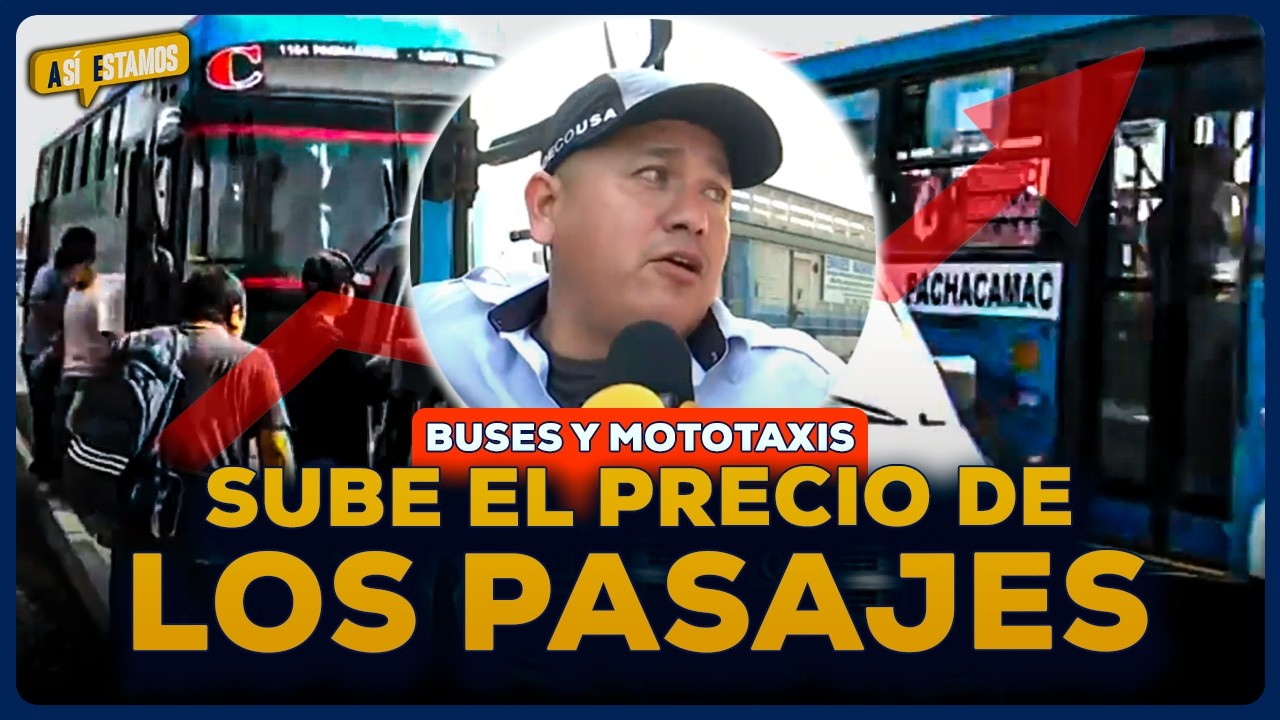 Los Olivos: choferes anuncian aumento de pasajes en buses y mototaxis | SEGMENTO #AsíEstamos