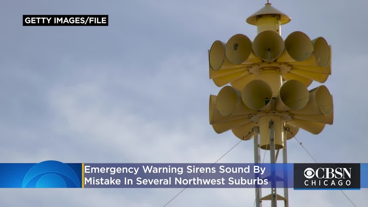Emergency Warning Sirens Sound By Mistake In Several Northwest Suburbs