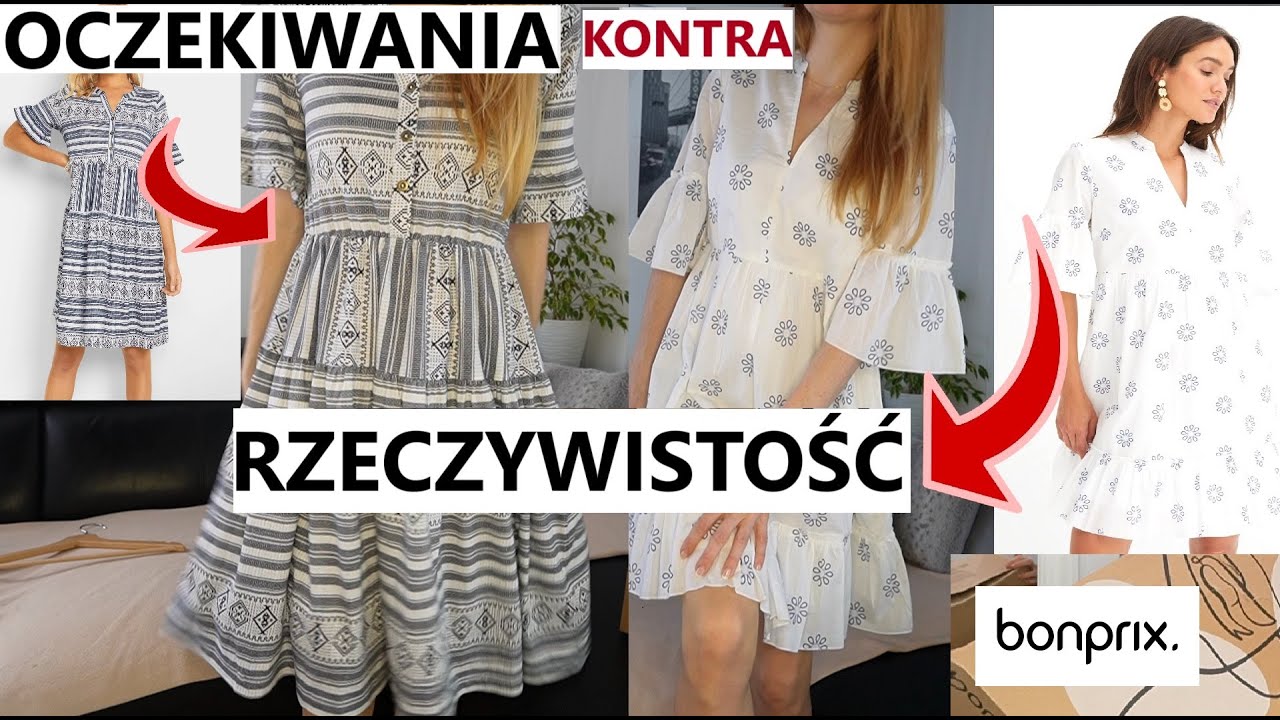 BONPRIX - OCZEKIWANIA VS. RZECZYWISTOŚĆ 😱 SUKIENKI NA LATO 👗| DOBRY SKŁAD | MIERZYMY