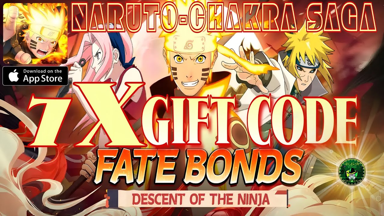 Naruto-Chakra Saga 7X Redeem Code 🎁 All Active Gift Codes Strategic turn-based RPG mobile game - iOS