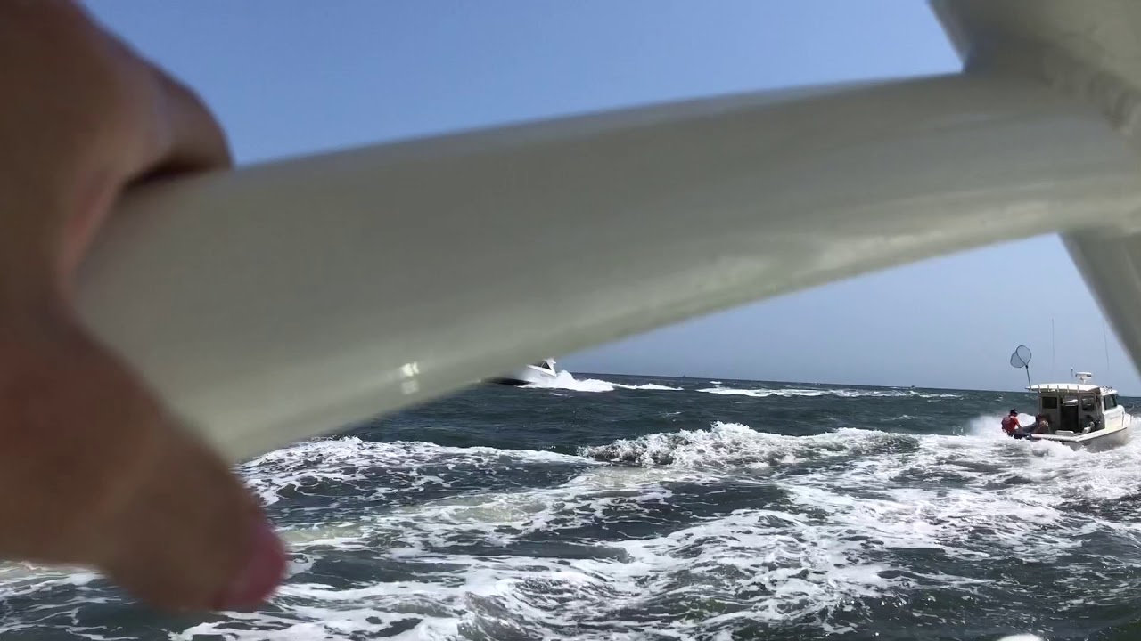 August 26 2018 WorldCat 2740 Glacier Bay edition Cape May Inlet Rough wakes