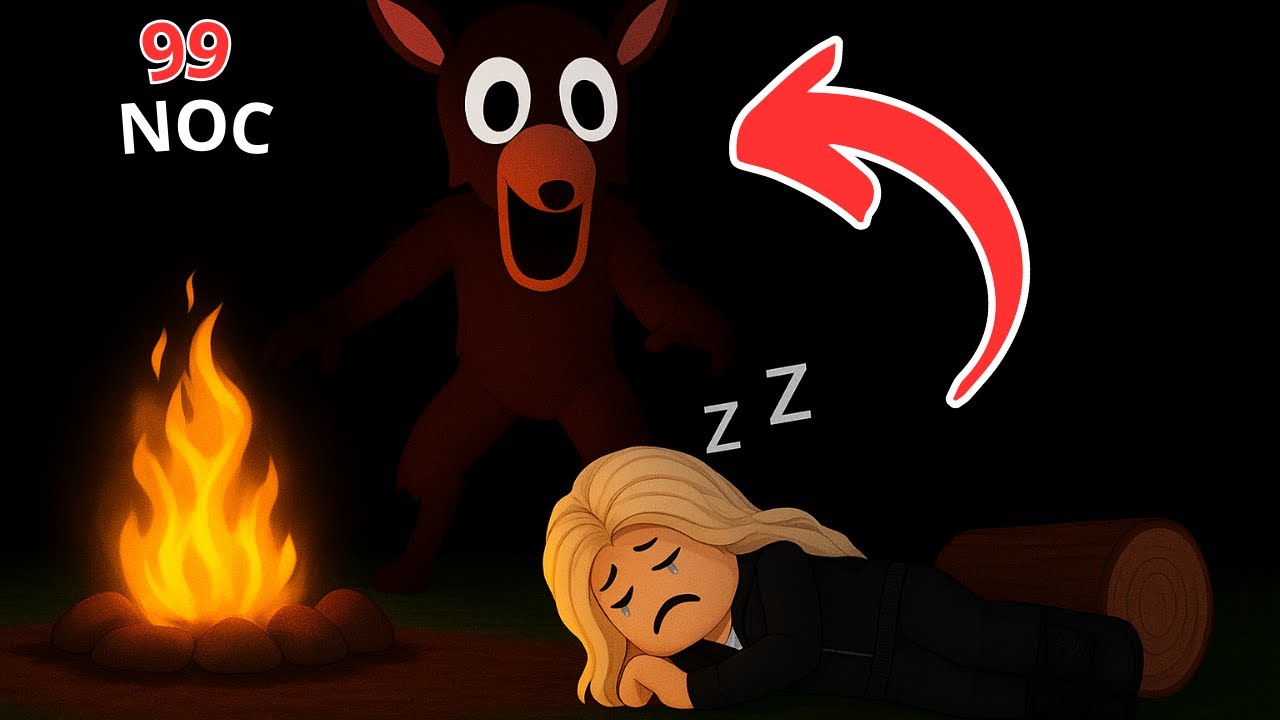GIGA JELEŃ NIE DAJE URATOWAĆ MI DZIECI! 99 NOCY W LESIE ROBLOX