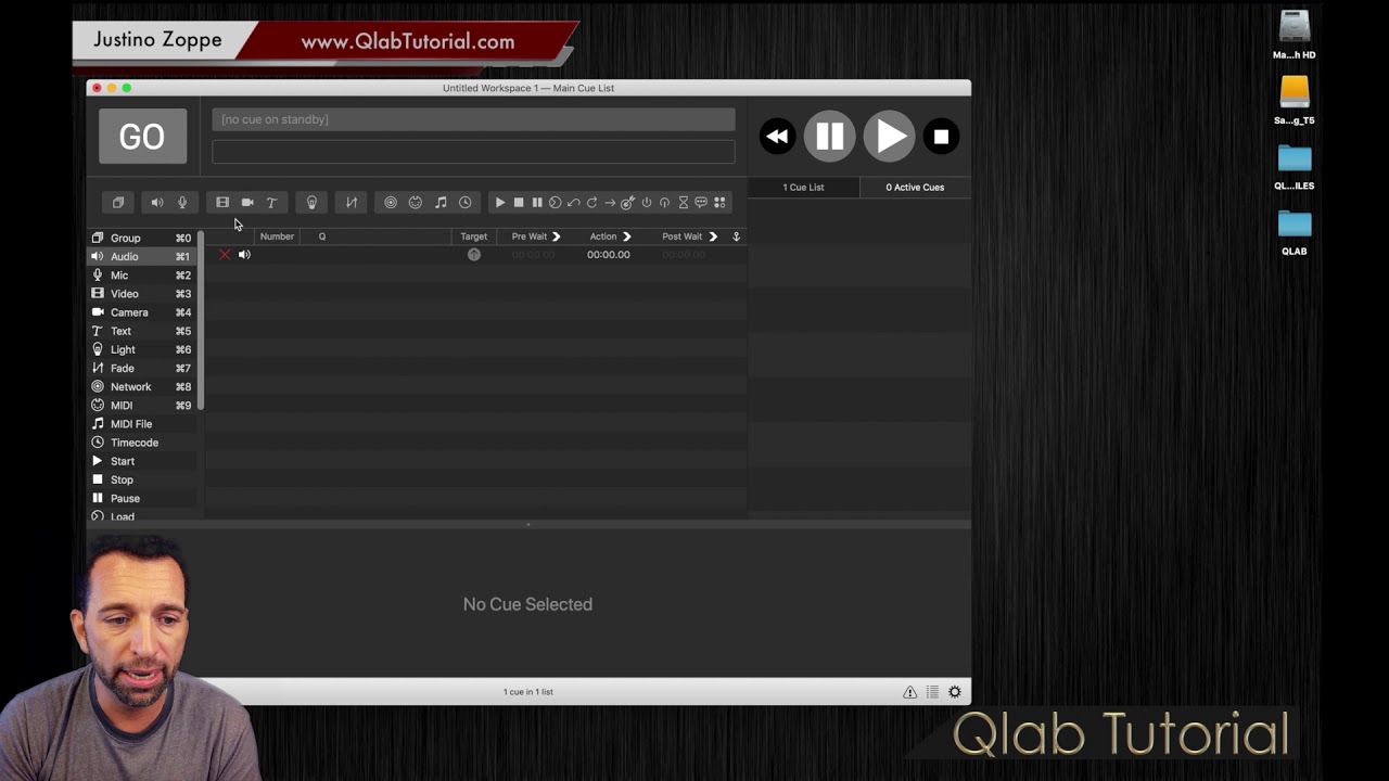 Учебное пособие по Qlab | Основы, эпизод 1 «Первые шаги»