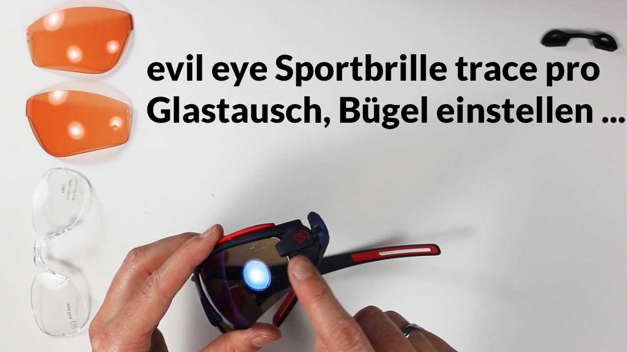 Evil Eye trace pro -  Glastausch, Nasenpads & Extras