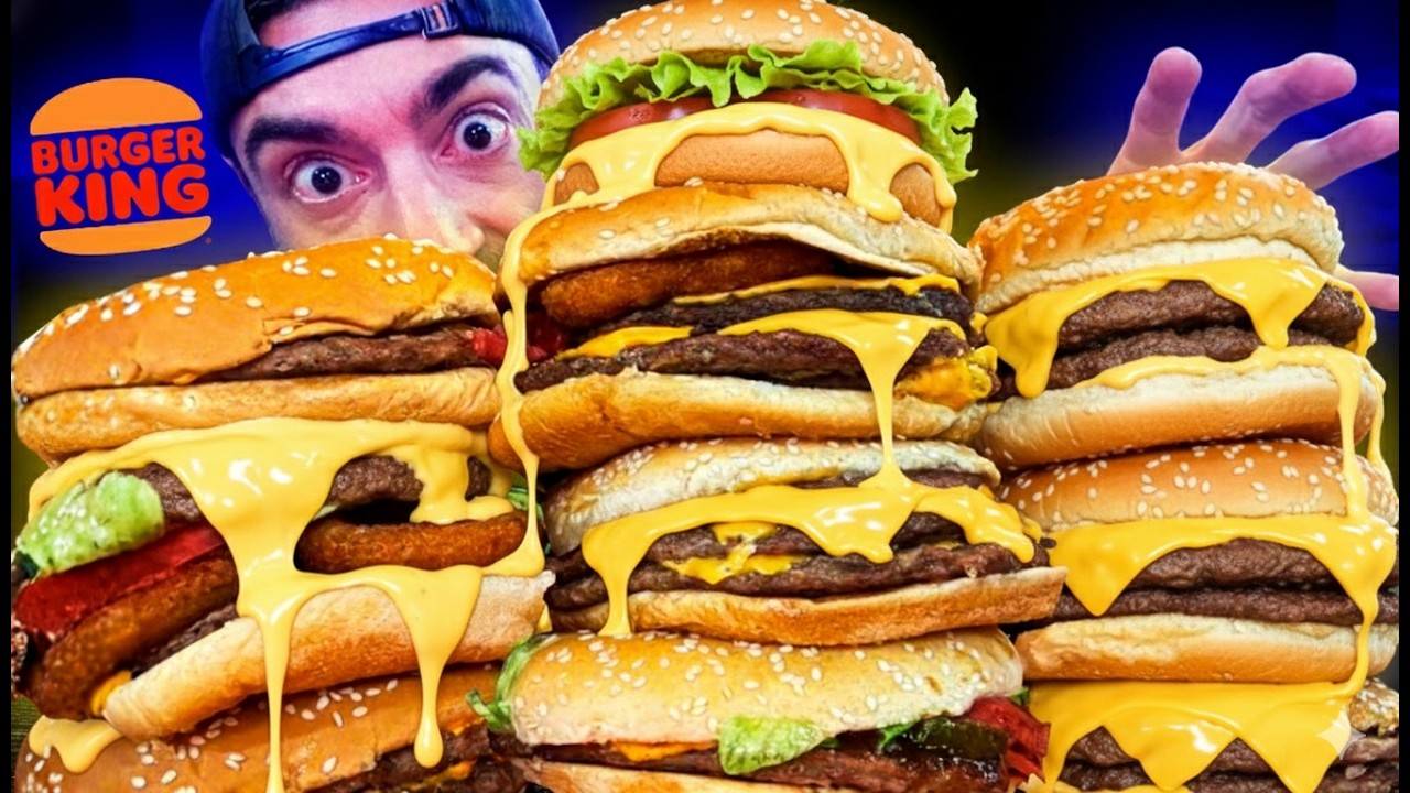 11.000 KCAL de BURGER KING!!!