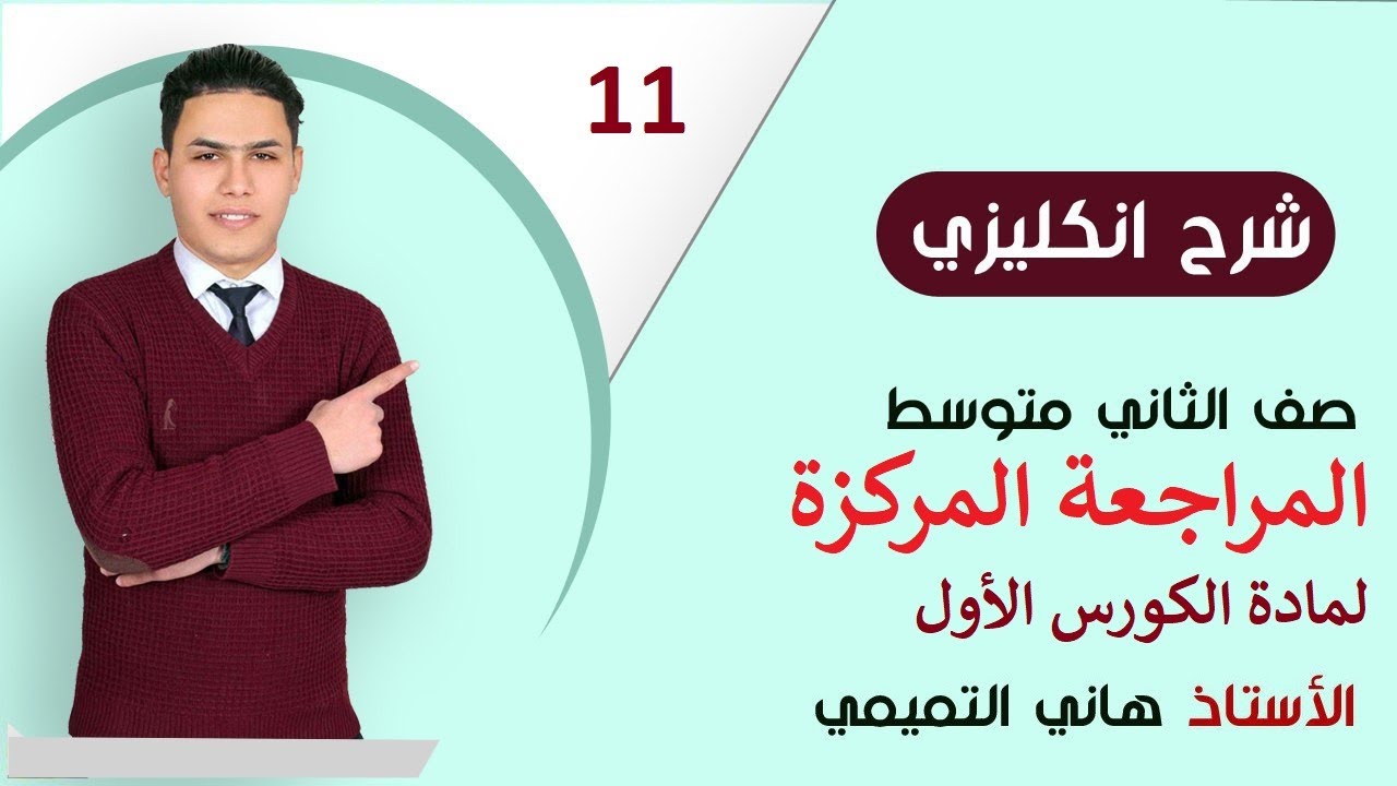 صف الثاني متوسط شرح انكليزي ملخص الكورس الاول 2021