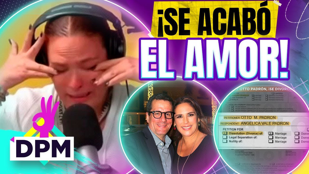¡Angélica Vale ROMPE EN LLANTO al confirmar su DIVORCIO de Otto Padrón! | De Primera Mano
