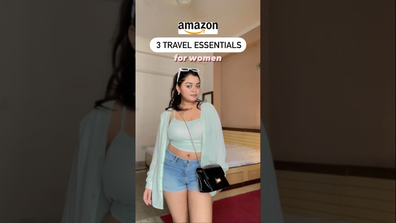 3 Travel essentials for women🫶✨