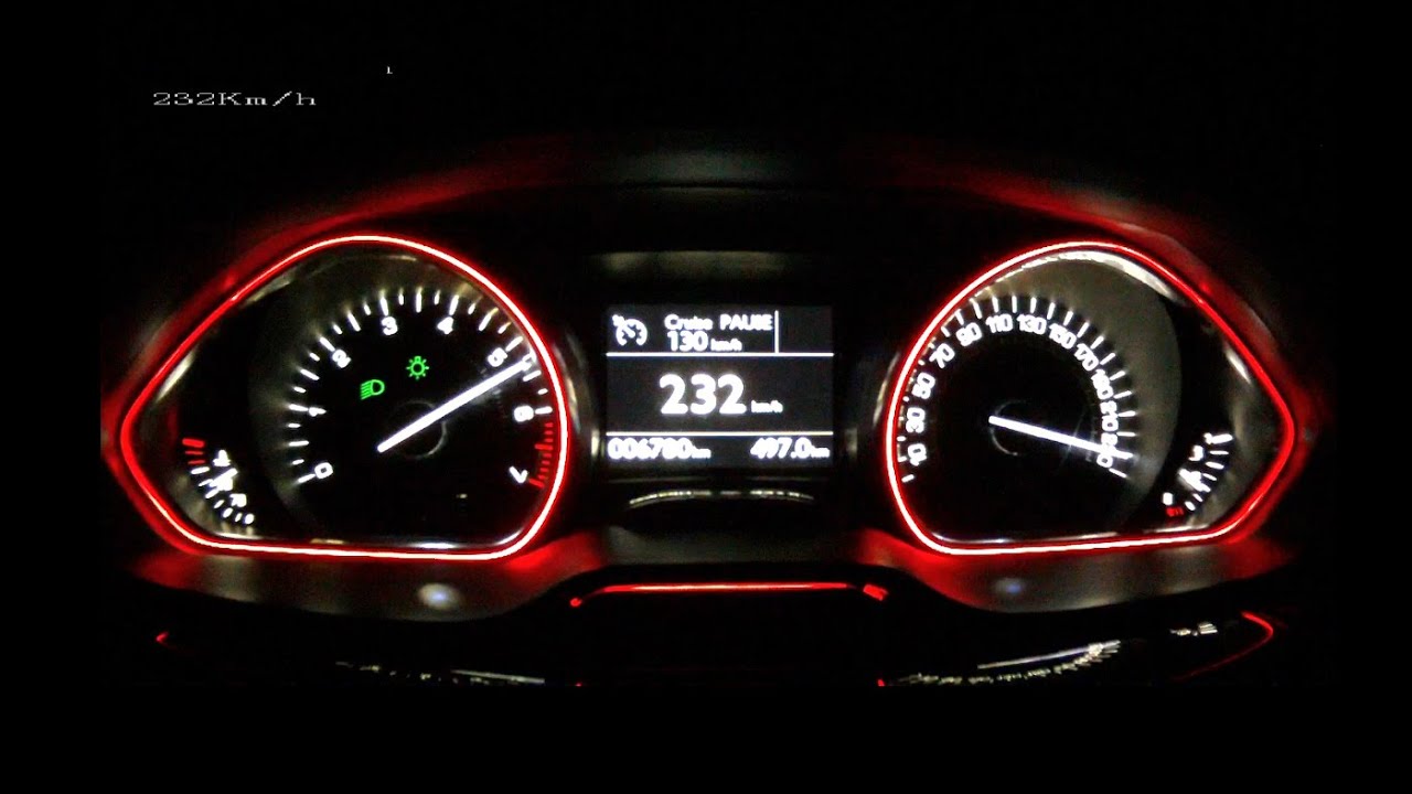 Peugeot 208 GTi 2014 - acceleration 0-220 km/h, top speed test and more