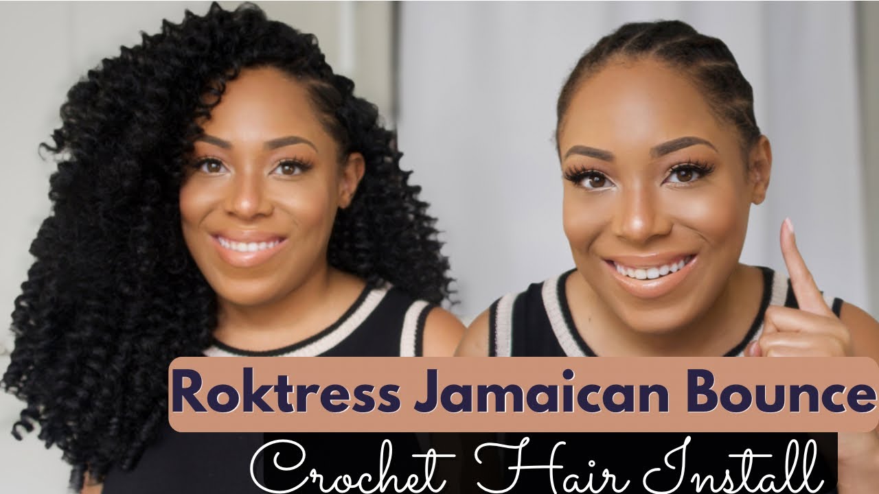 ROKTRESS JAMAICAN BOUNCE CROCHET HAIR INSTALL| LIA LAVON