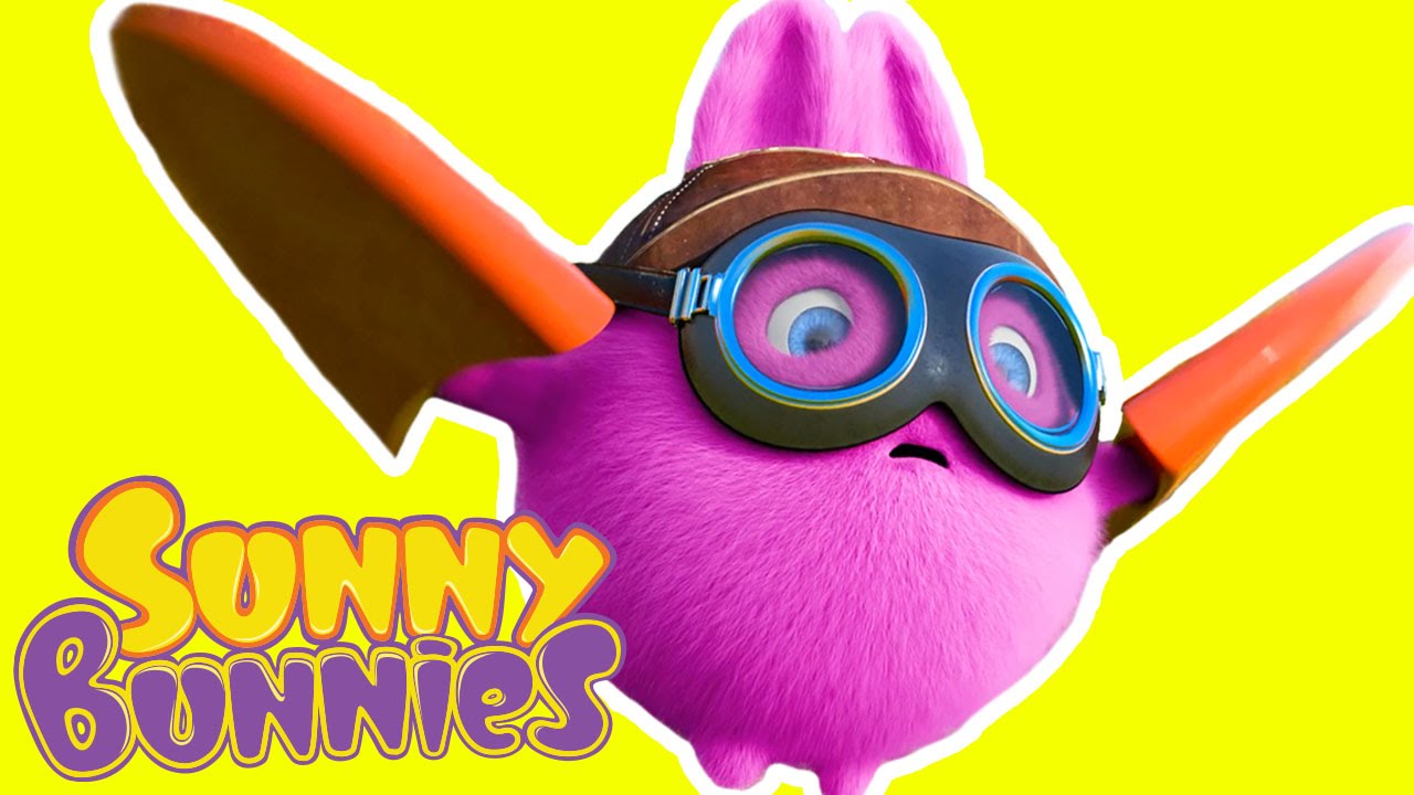 Cartoon ★  Sunny Bunnies - BRAVE PILOT ★ Funny Videos For Kids