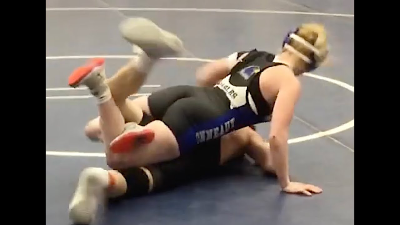 Girl beat boy at wrestling. ITS ALL ABOUT EXPERIENCE!.She leg rode him entire match then pinned him.