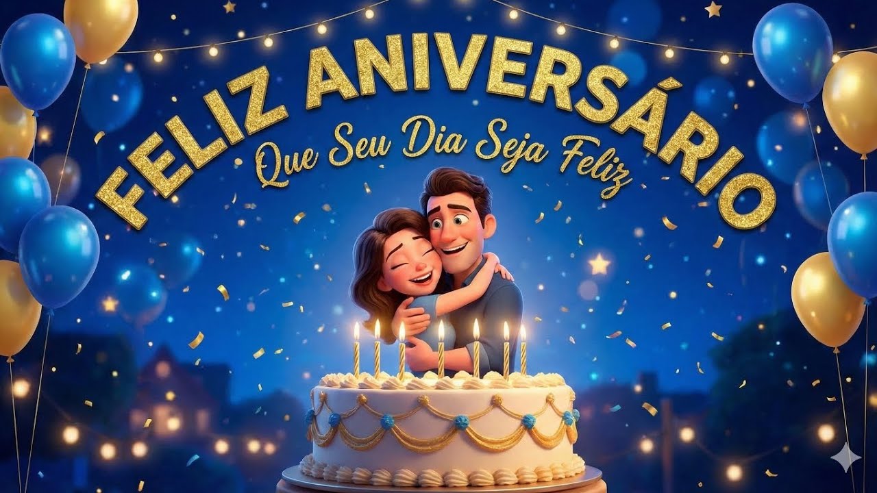 Que Seu Dia Seja Feliz/ Parabéns a Você 🎂 Canção Animada!