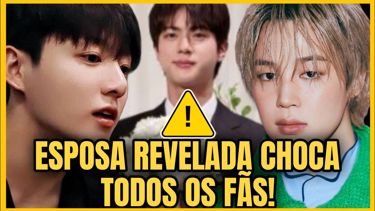 ESPOSA REVELADA CHOCA TODOS OS FÃS DO BTS! JIN MANDA MENSAGEM PARA FUTURA ESPOSA E VIRALIZA +