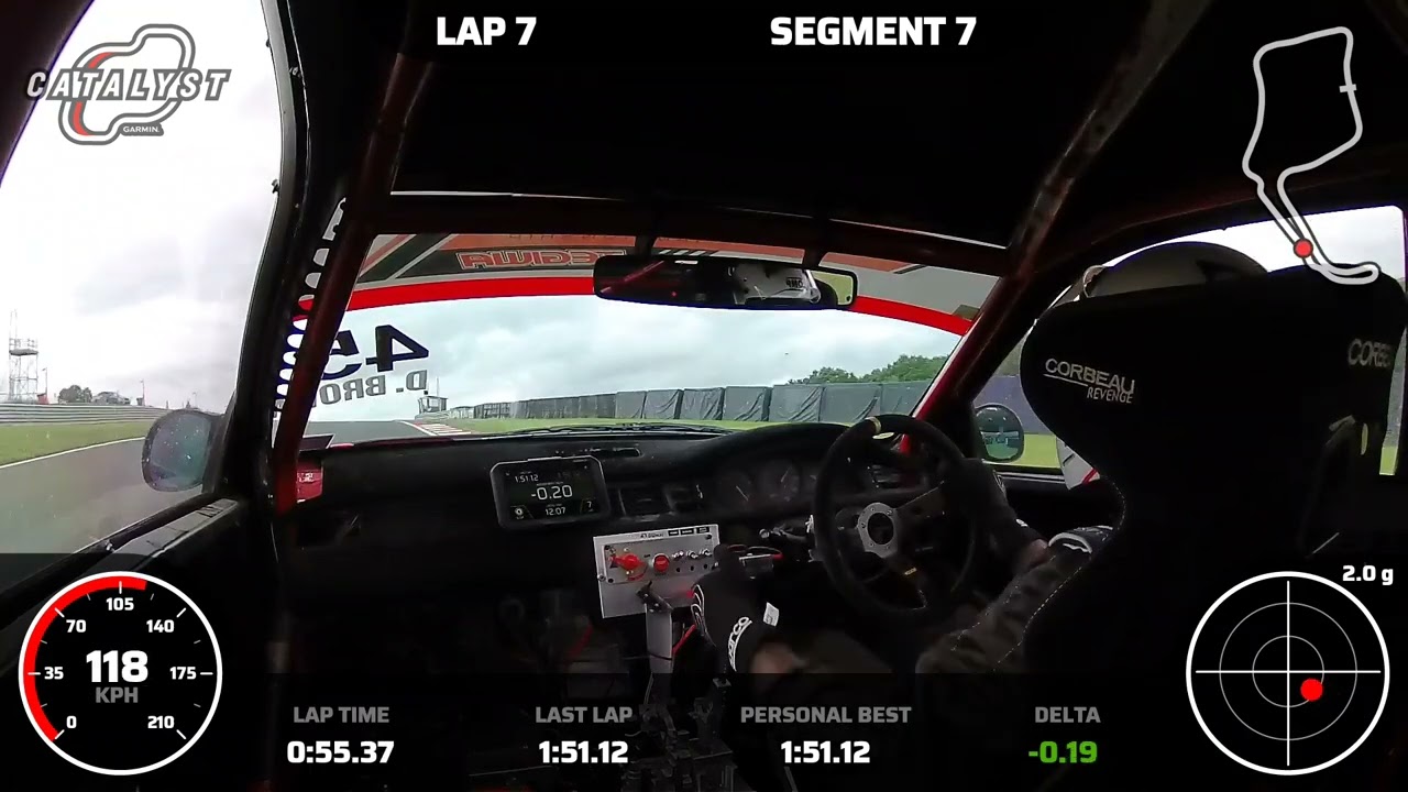 Racing Hondas 2024 - Oulton Park - K24 Honda Civic EG Onboard - Qualifying Lap