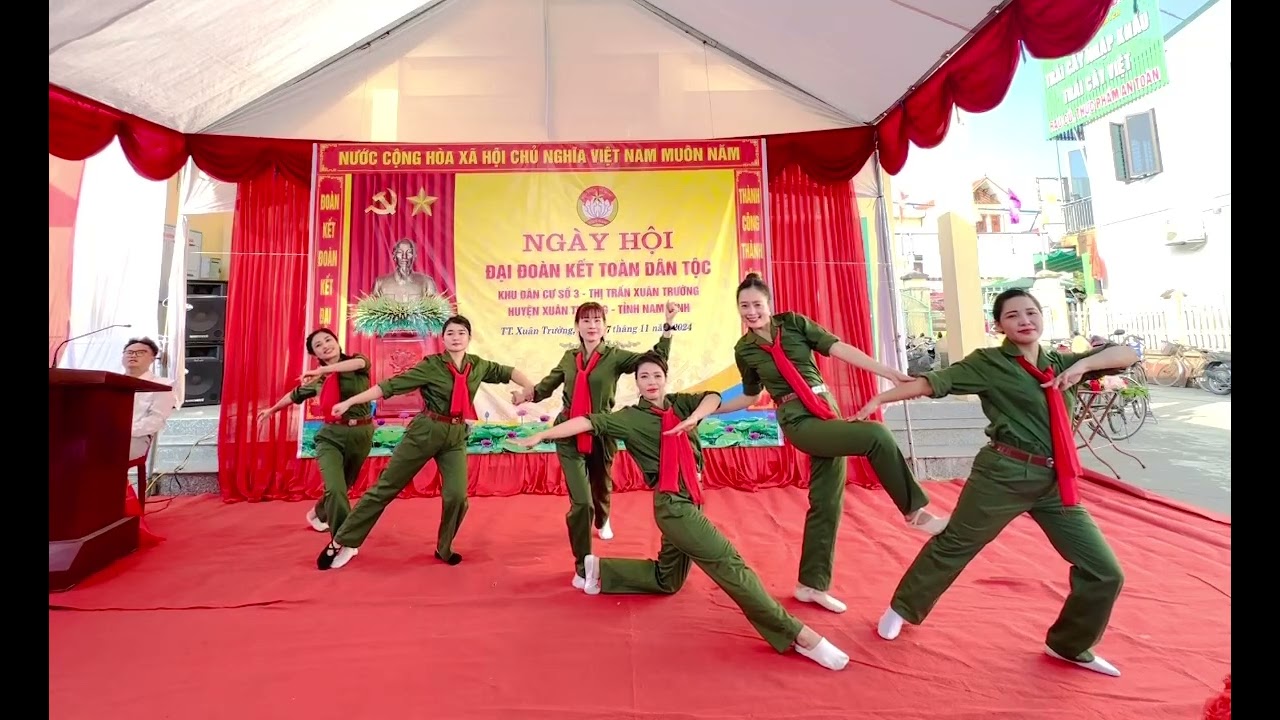 Hát mãi khúc quân hành  💪. Biểu diễn ngày đại đoàn kết toàn dân tộc VN tổ dân phố số 3