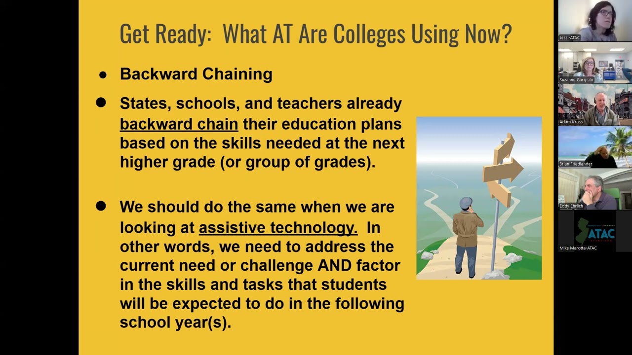 Get Ready:  What AT Are Colleges Using Now?