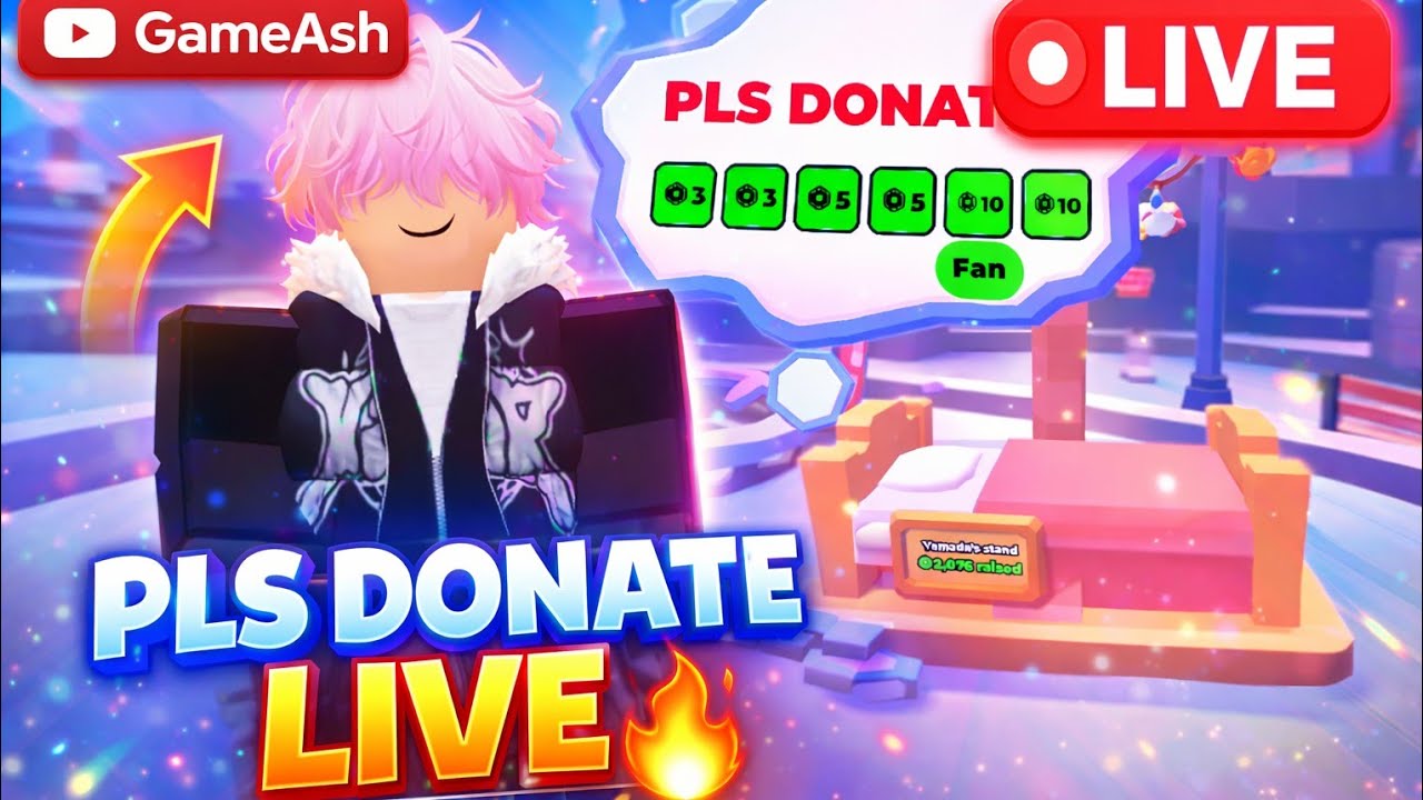 PLS DONATE STREAM GOAL 1K 💥#plsdonate