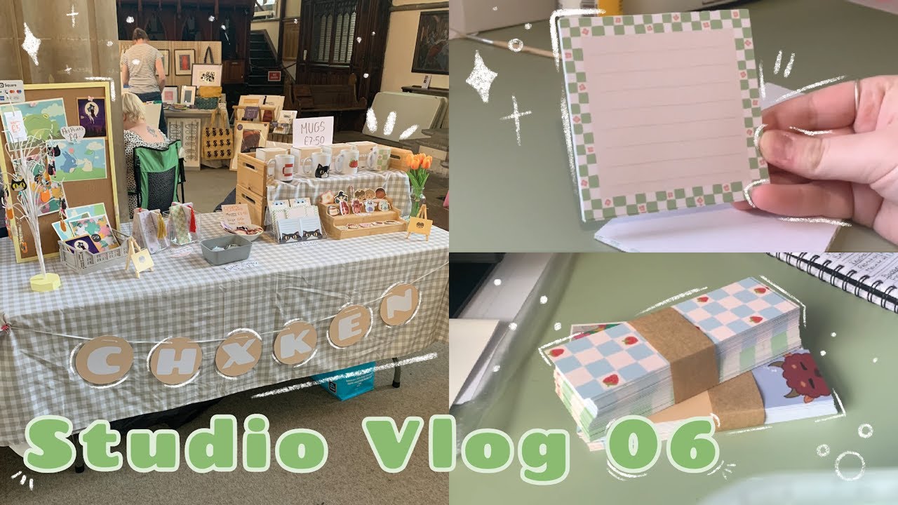 studio vlog 006 ✿ Craft market prep and new products