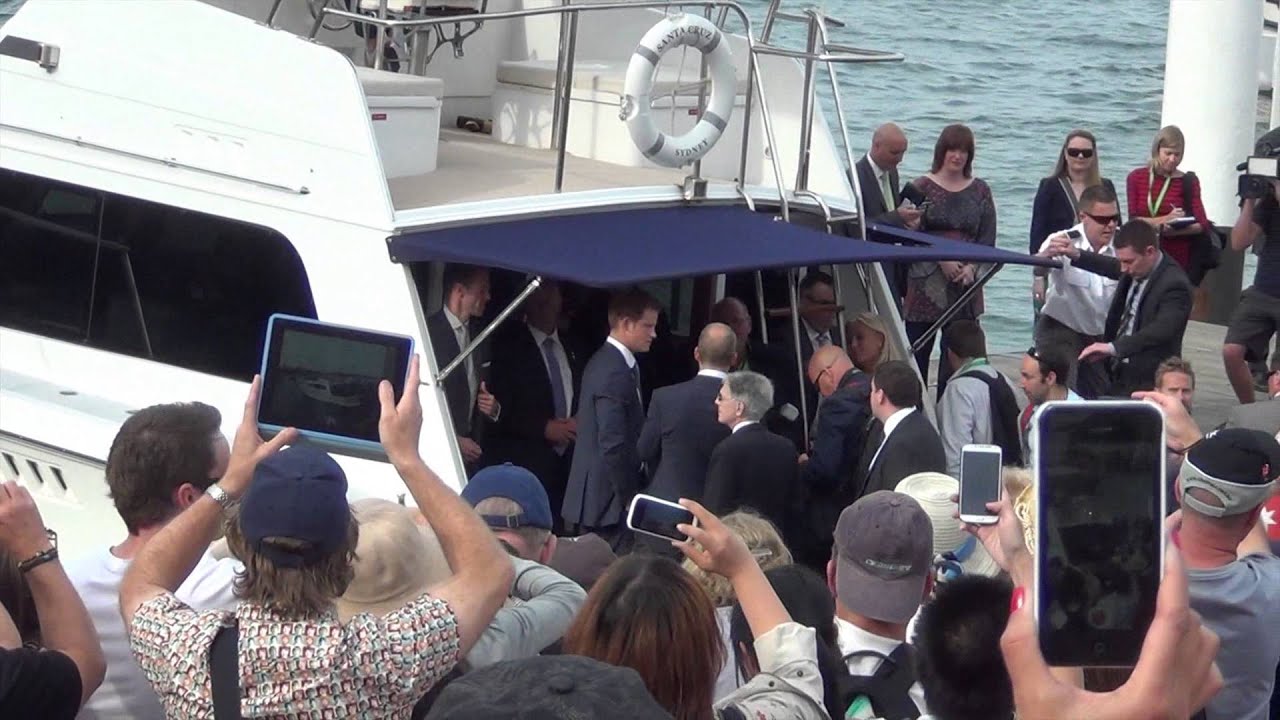 Prince Harry of Wales at Sydney Harbour City Australia