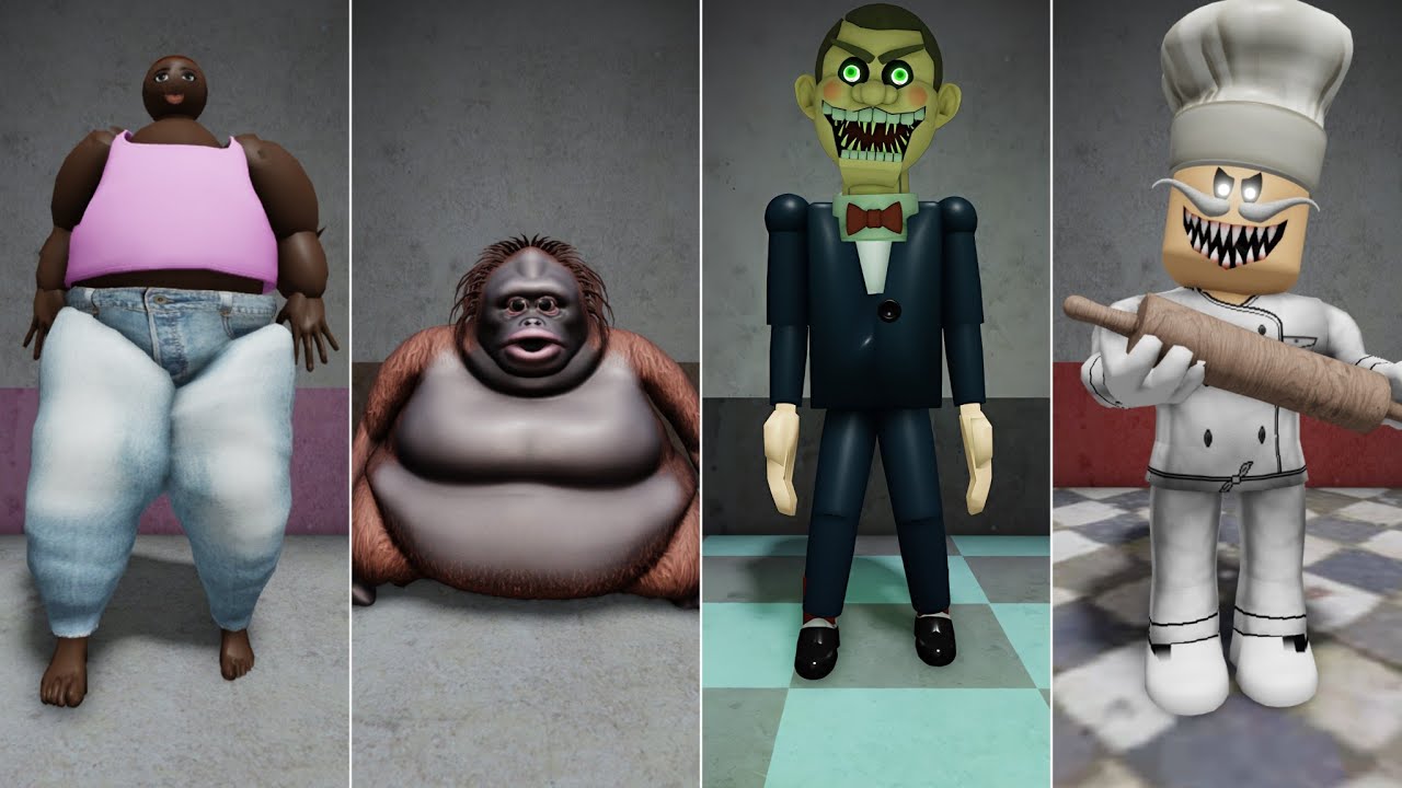 RUN FROM LOVELY PEACHES, RUN FROM UH OH STINKY, RUN FROM MR FUNNY ROBLOX OBBY