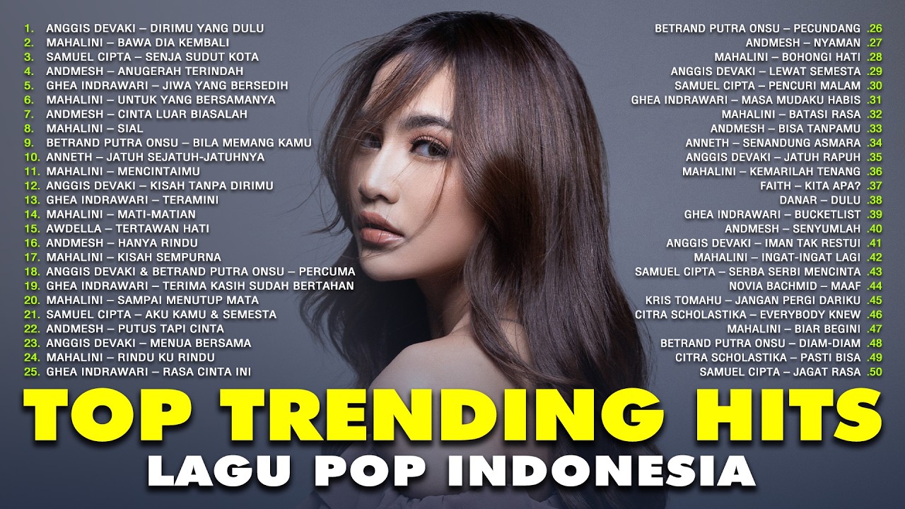 TRENDING TOP HITS LAGU POP VIRAL TIKTOK & SPOTIFY TERBARU INDONESIA - KUMPULAN MUSIK TERBAIK