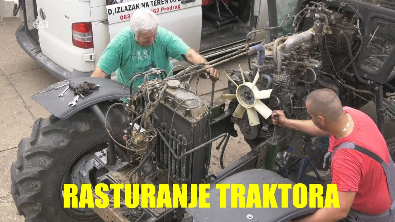 RASTURANJE BELARUS TRAKTORA na tri dela  - TOTALNA DEMONTAŽA   evo kako i zašto - KAKAV ALAT