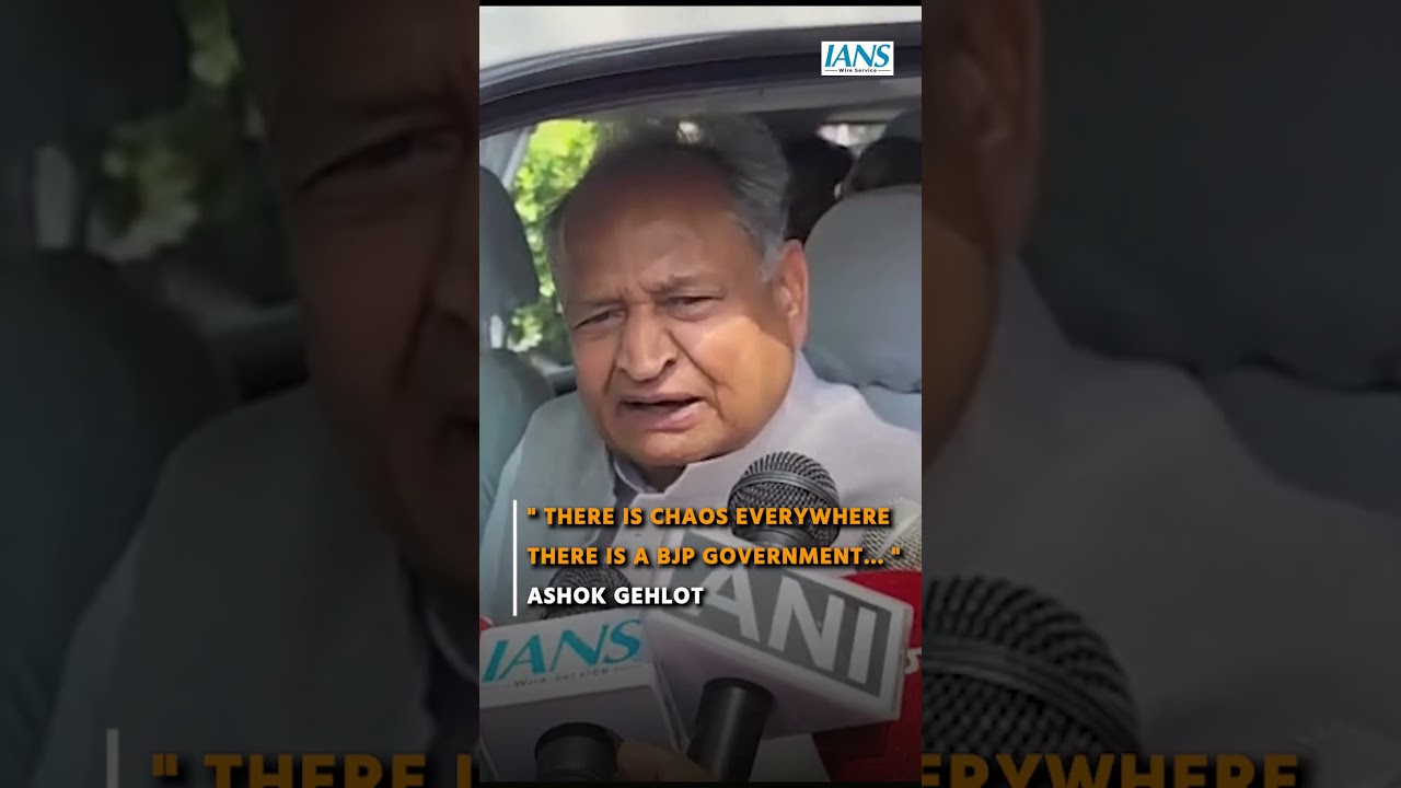 &ldquo;Chaos & Corruption Everywhere&rdquo;: Ashok Gehlot Slams BJP Govt