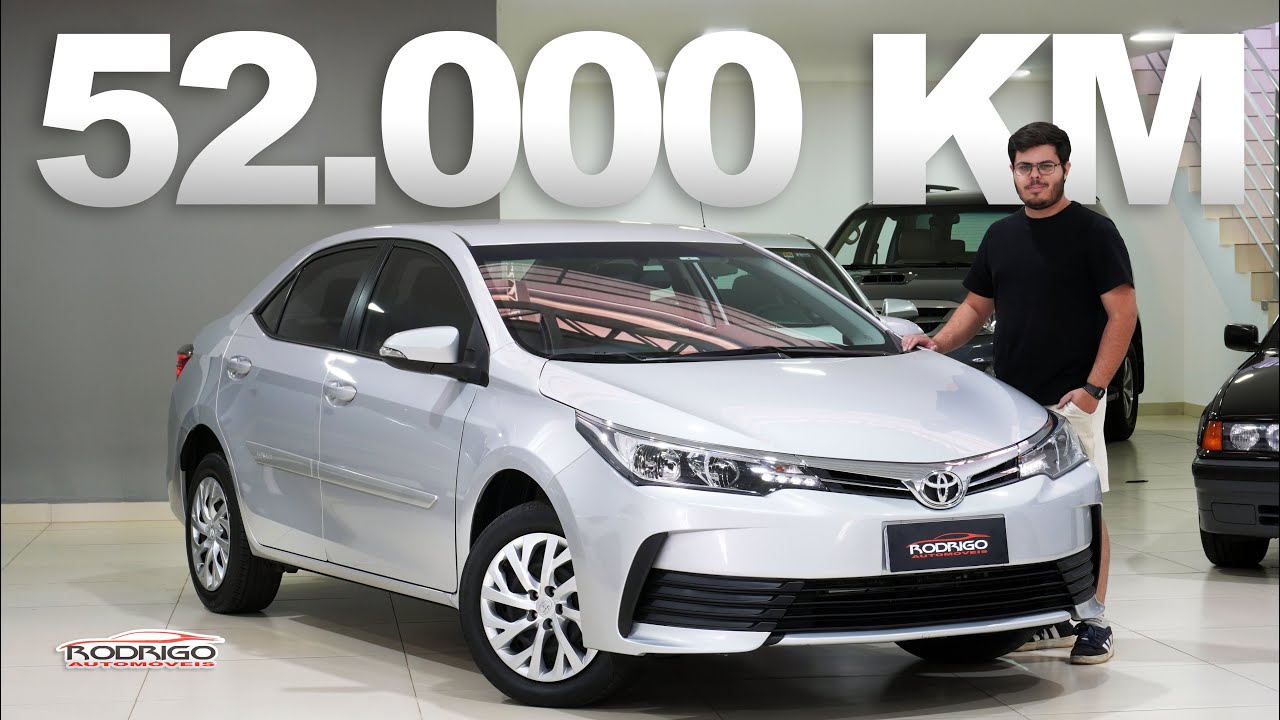 COROLLA 2018 MUITO NOVO disponível na Rodrigo! Ótimo sedan automático TOYOTA com baixa KM à venda