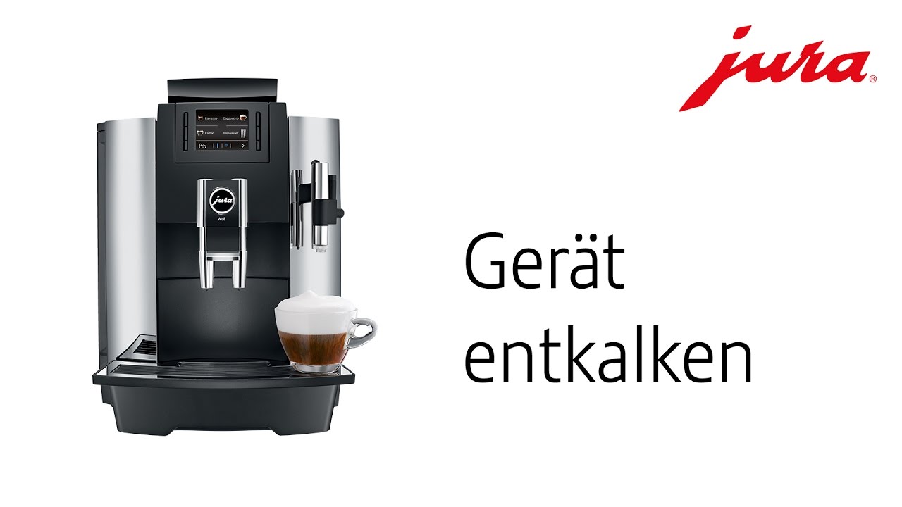 JURA WE8 - Gerät entkalken