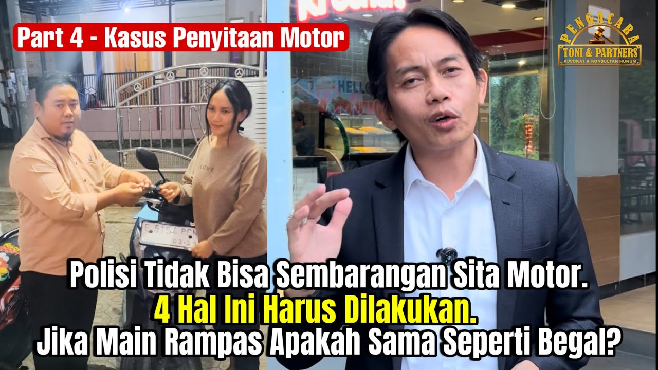Part 4 - Rombongan Polisi Yang Rampas Motor Bisa Dijerat Dengan Pasal 479 KUHP Penjara 12 Tahun 