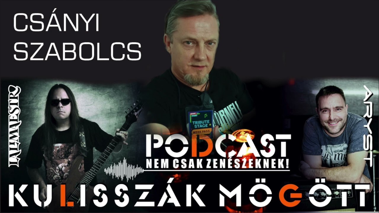 Podcast 57. Nem lettem katona! Beszélgetés Csányi Szabival - Black-Out, AB/CD, Storm the Studio