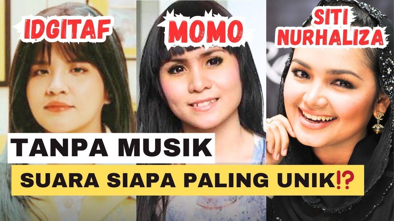 3 PENYANYI BERSUARA KHAS: Begini Suara Aslinya Tanpa Musik