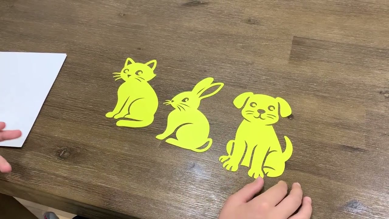 Cute Bunny, Kitten & Puppy Stencils | Easy 3D Printing for Kindergarten Crafts