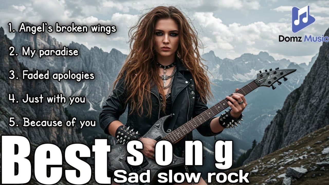SLOW ROCK BALLAD - ANGEL'S BROKEN WINGS  || Domz music || Official Music video