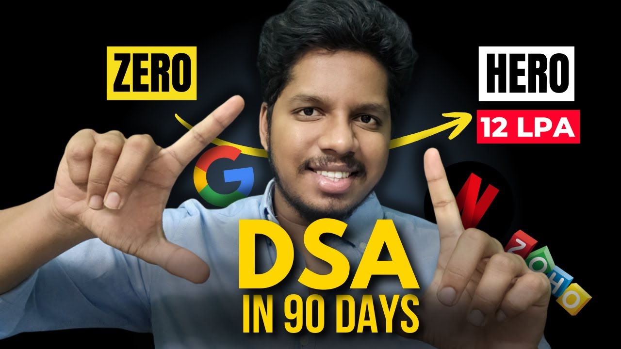 Don&rsquo;t Start DSA Before Watching This &mdash; 90-Day Roadmap (Tamil)