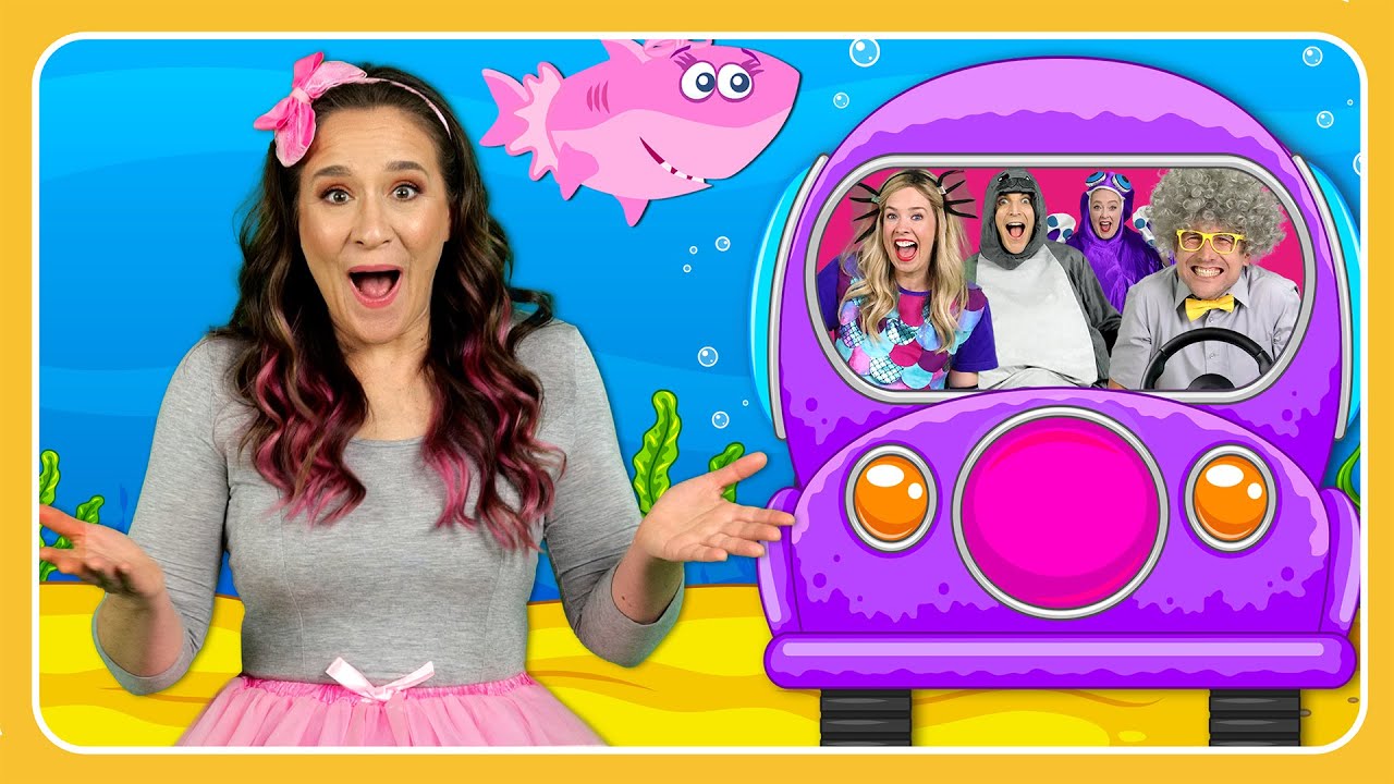 Las Ruedas del Bus – Bebe Tiburón | Canciones Infantiles