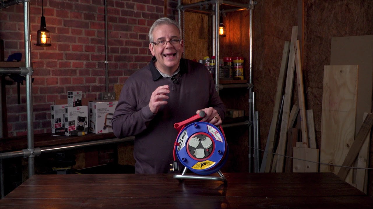 Brennenstuhl Garant Bretec&reg; Cable Reel 240 Volt 25 Metre 13 Amp 3 Socket